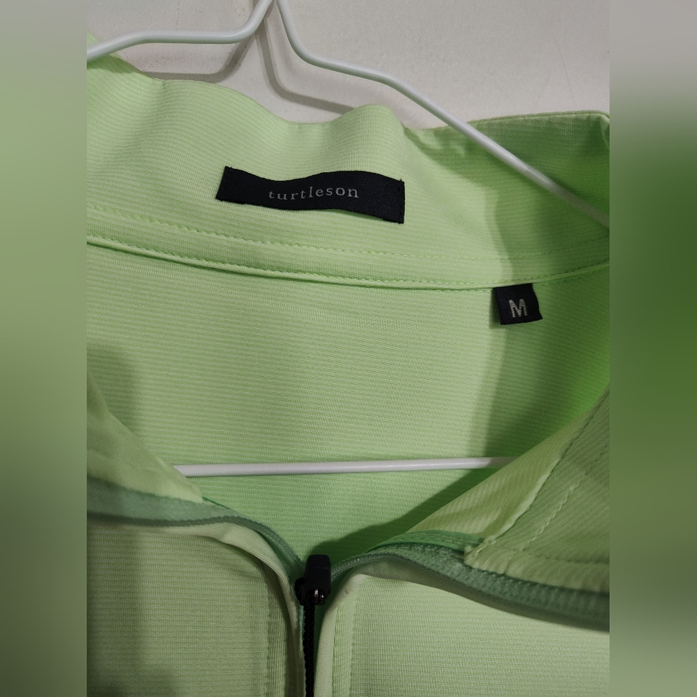 Turtleson Light Lime Green Quarter-Zip Pullover - Picture 4 of 5